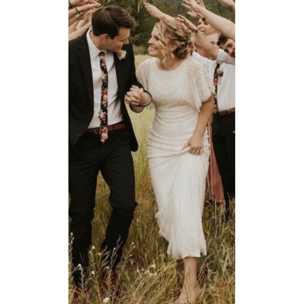 NWT❤️Anthropologie BHLDN Bonheur Dress sz14 - Picture 10 of 12